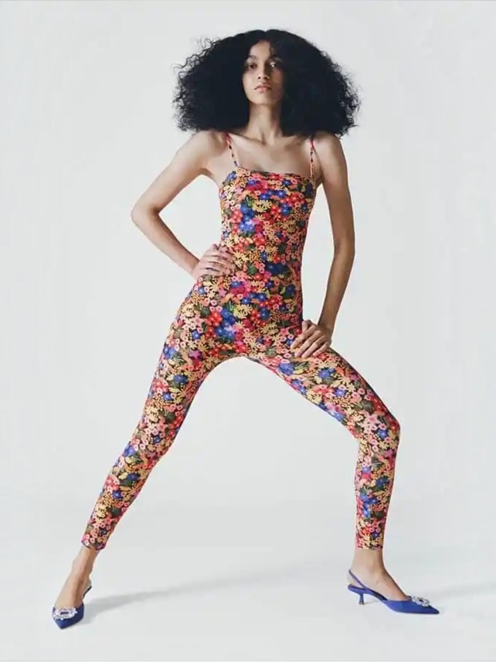 ZARA FLORAL FESTIVAL JUMPSUIT ONESIE